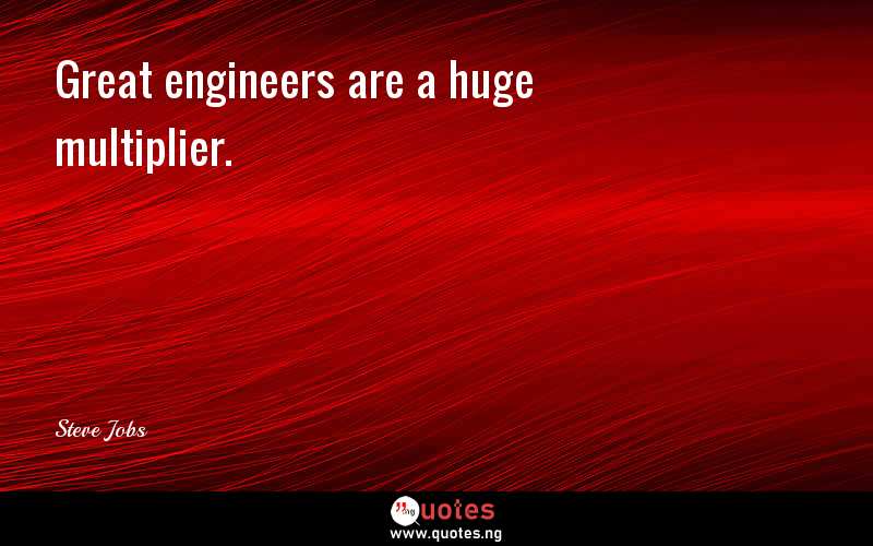 Great engineers are a huge multiplier.